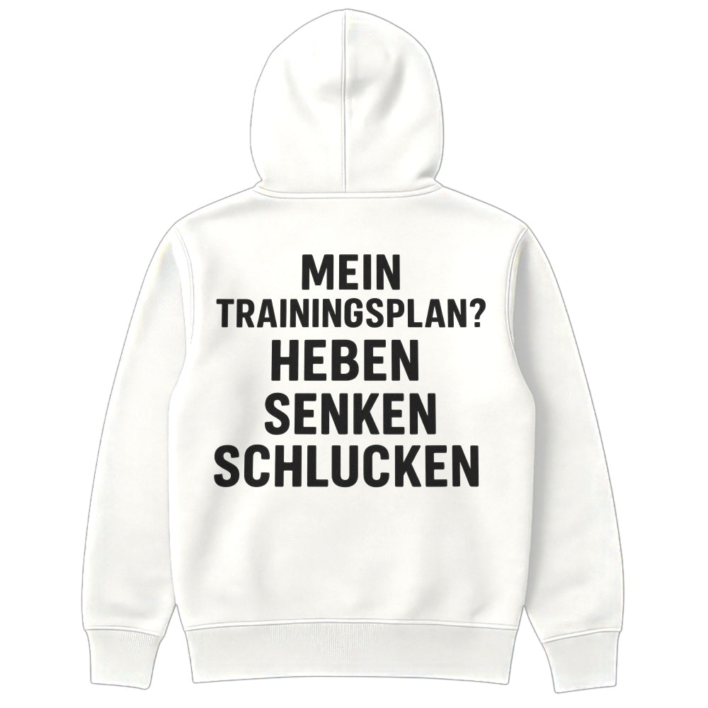 TRAININGSPLAN - Oversize Zipper Hoodie