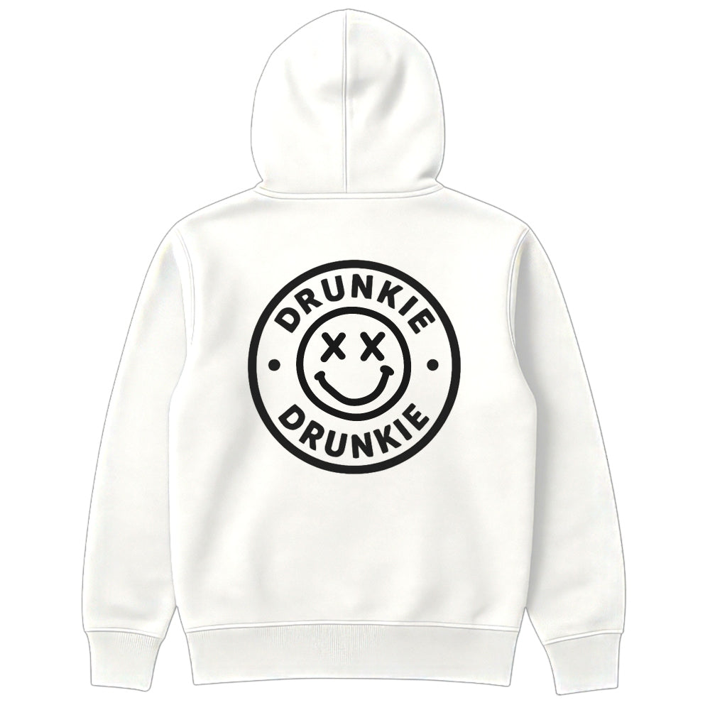 DRUNKIE BADGE - Oversize Zipper Hoodie