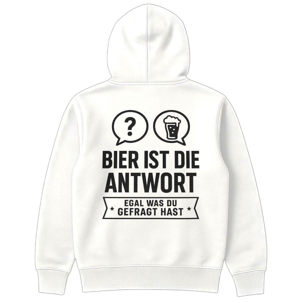 SELBE ANTWORT - Oversize Zipper Hoodie