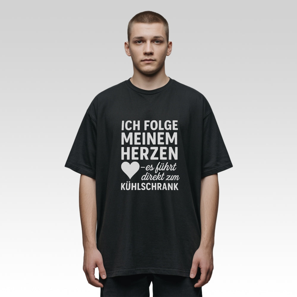 FOLGE DEINEM HERZEN - Oversize T-Shirt