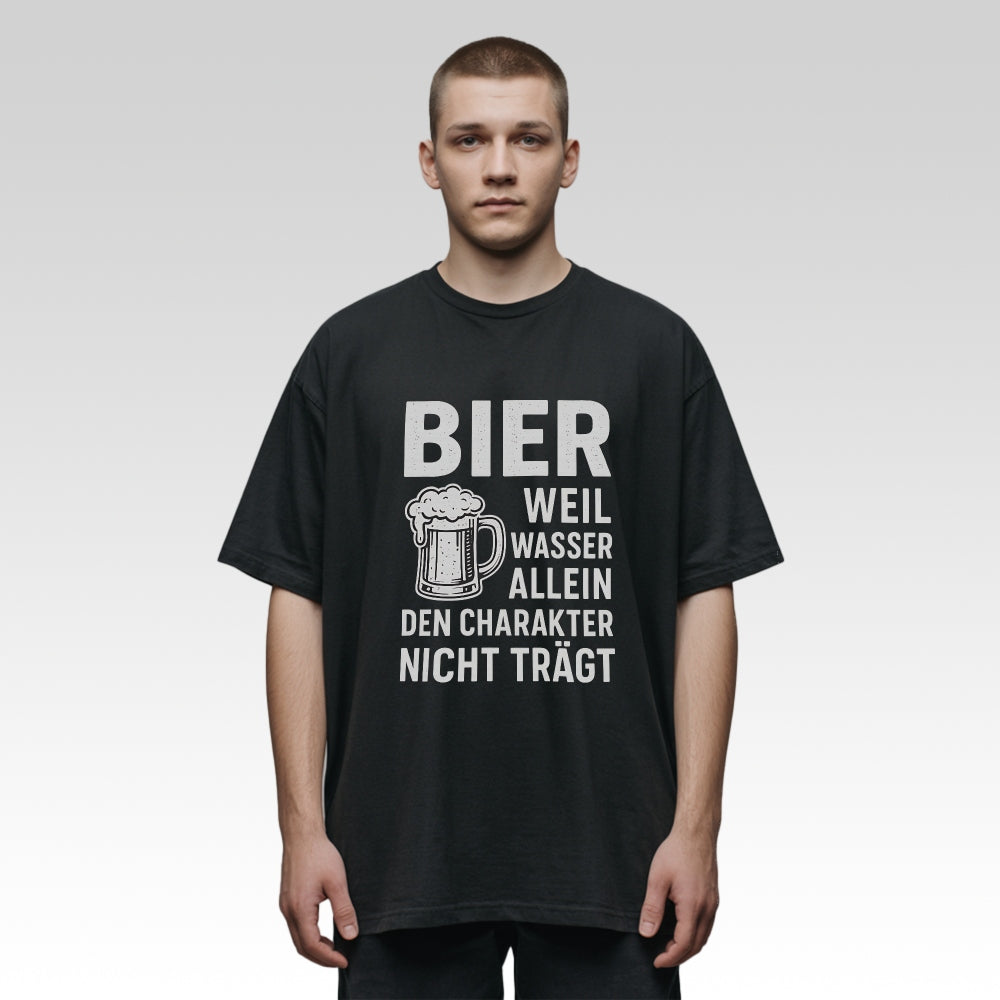 BIER TRÄGT CHARAKTER - Oversize T-Shirt