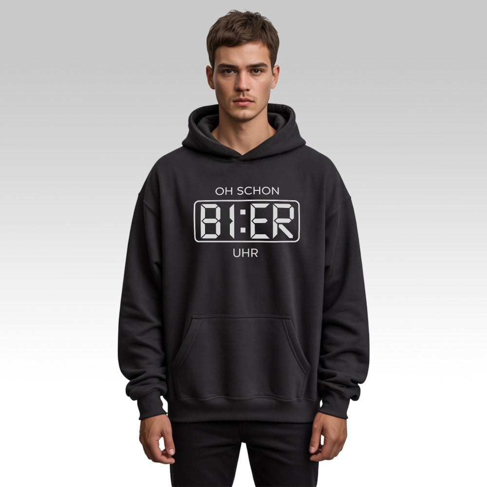 BIER UHR - Oversize Hoodie