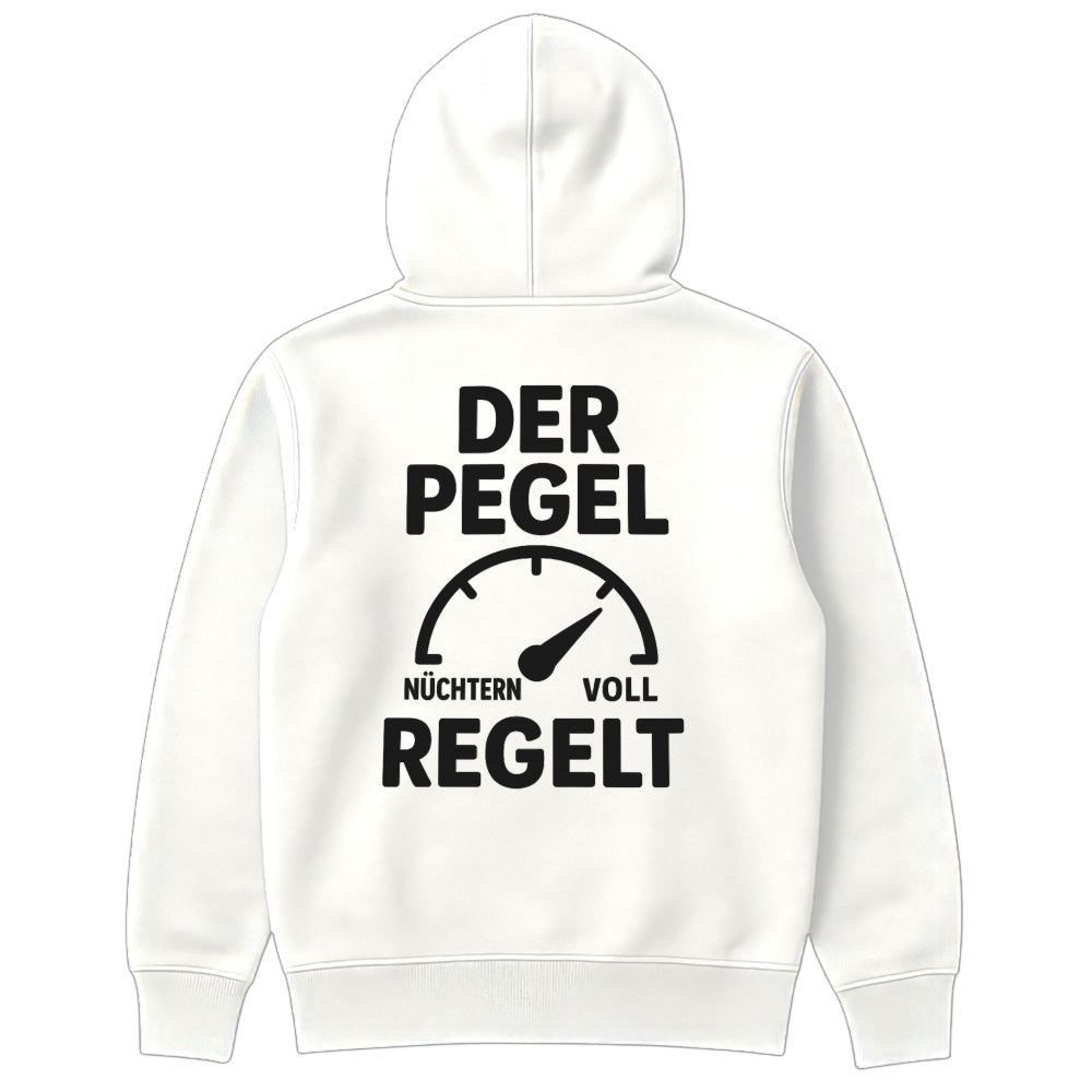 DER PEGEL REGELT - Oversize Zipper Hoodie