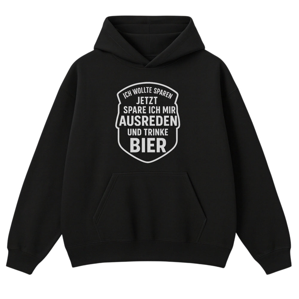 AUSREDEN SPAREN - Oversize Hoodie
