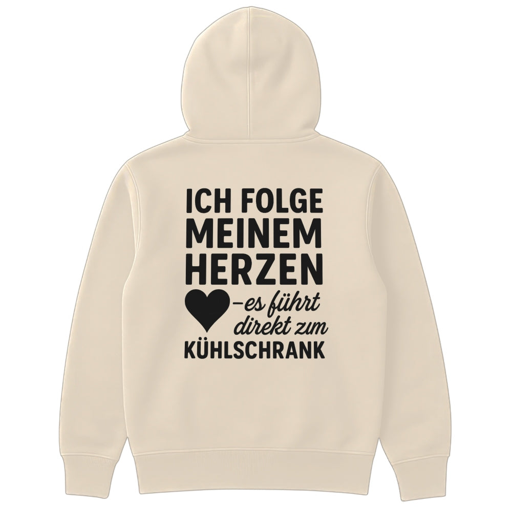 FOLGEN DEINEM HERZEN - Oversize Zipper Hoodie