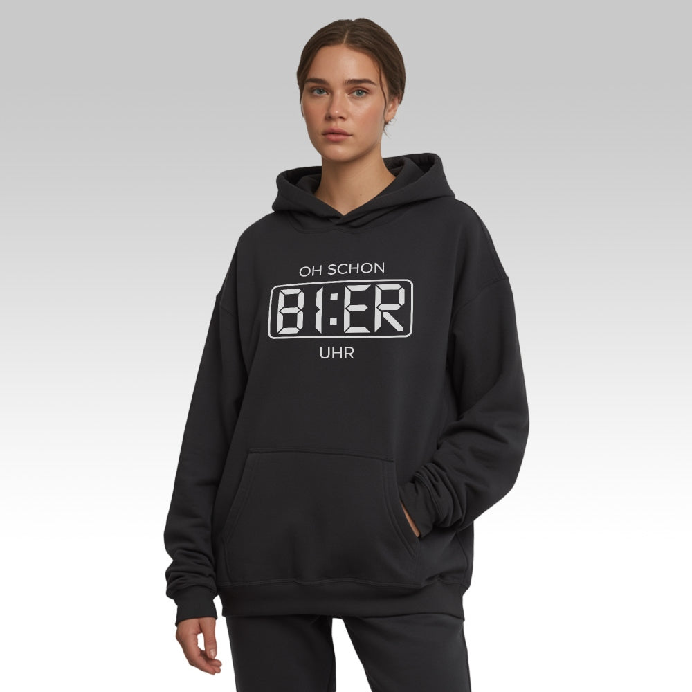 BIER UHR - Oversize Hoodie