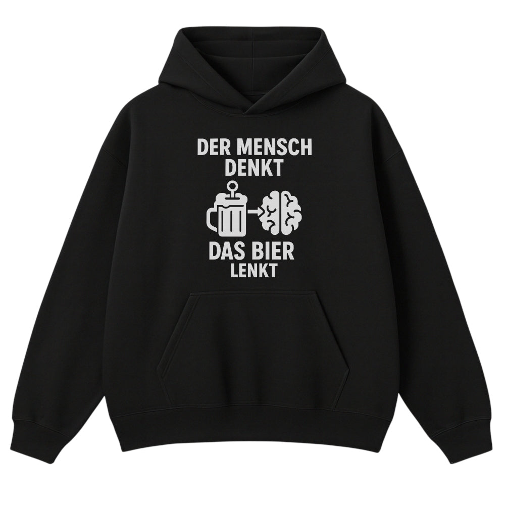 BIER LENKT - Oversize Hoodie