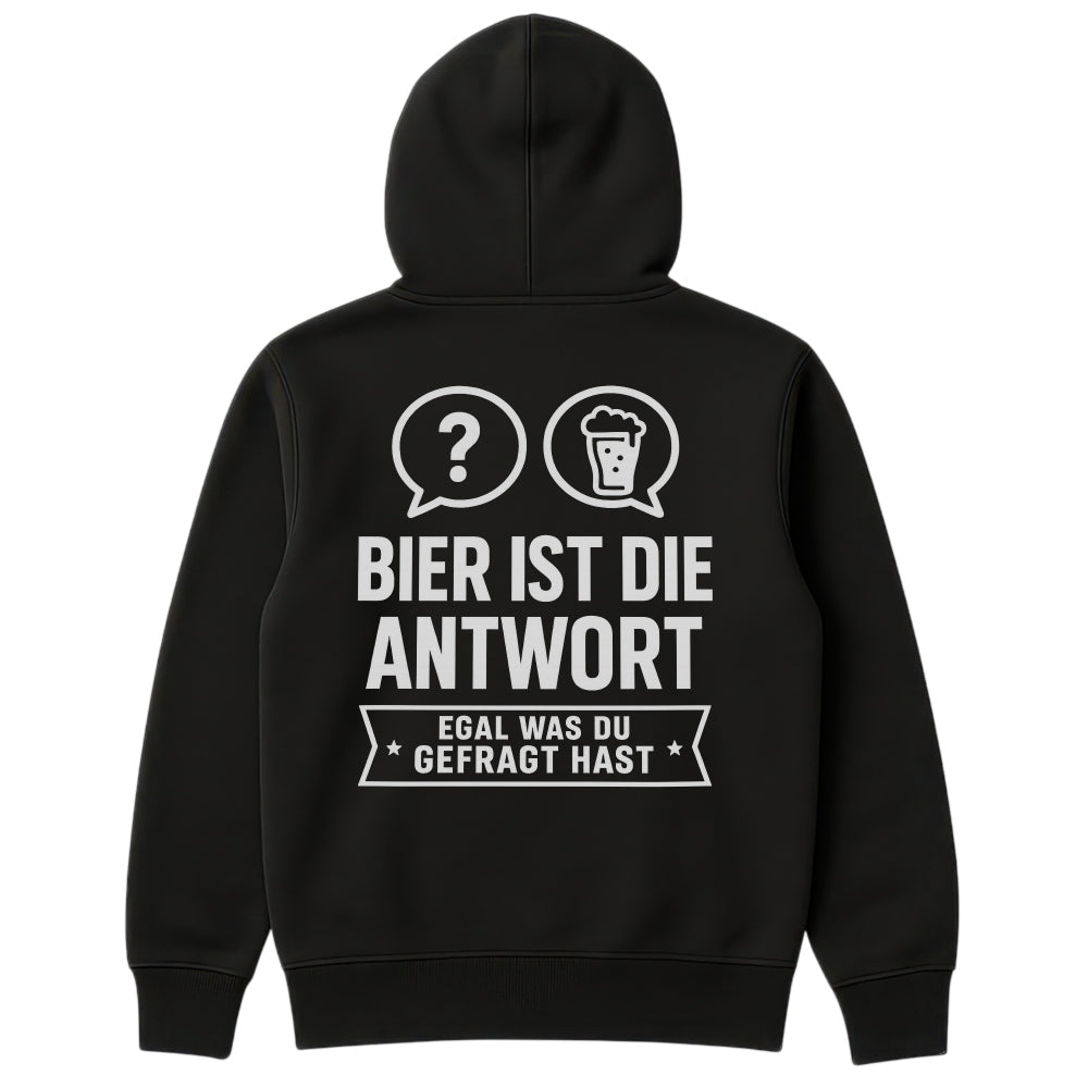 SELBE ANTWORT - Oversize Zipper Hoodie