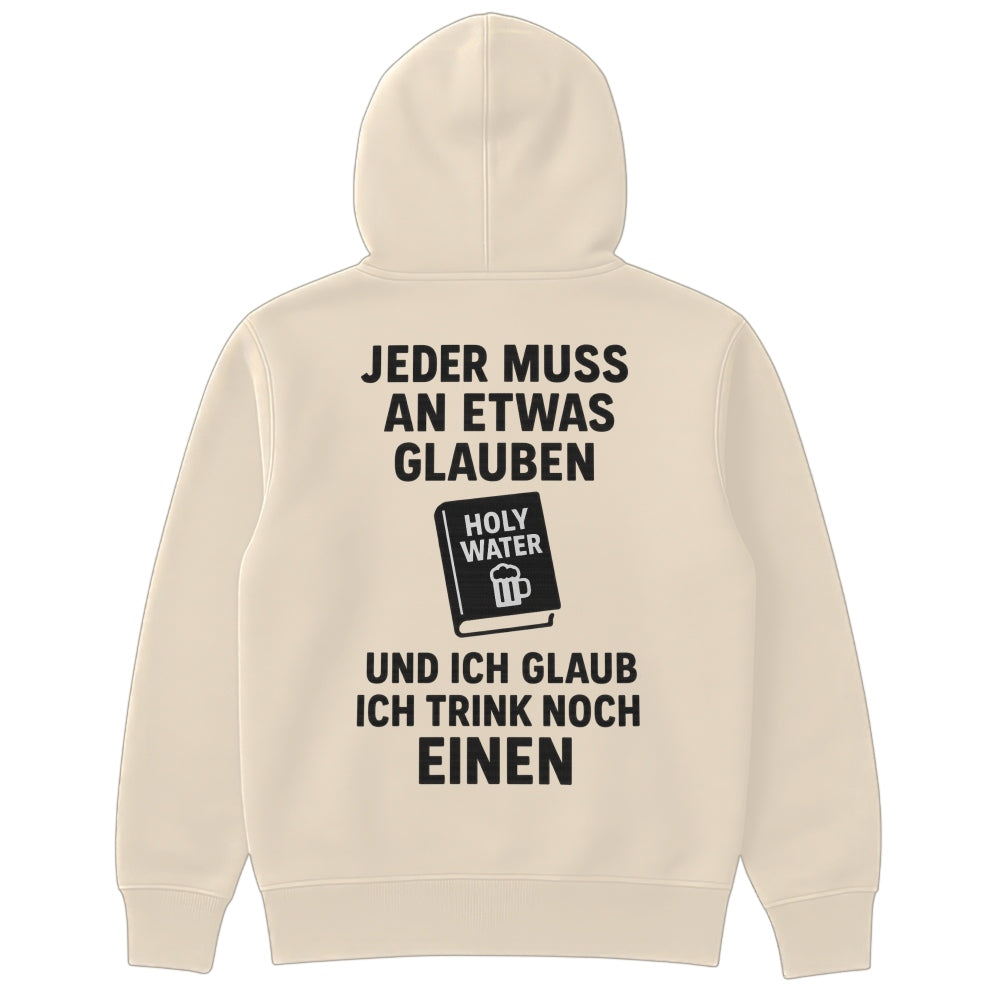 HOLY WATER - Oversize Zipper Hoodie