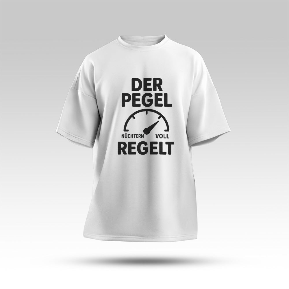 DER PEGEL REGELT - Oversize T-Shirt