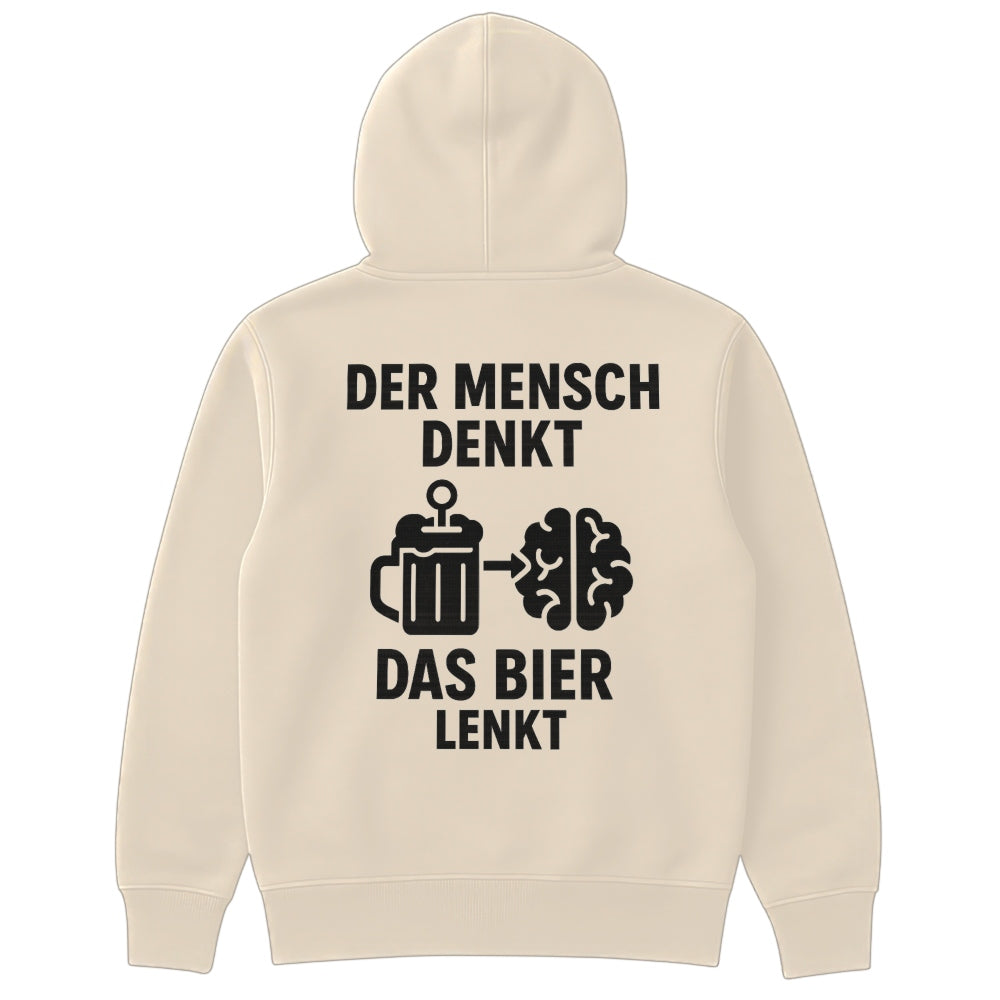 BIER LENKT - Oversize Zipper Hoodie