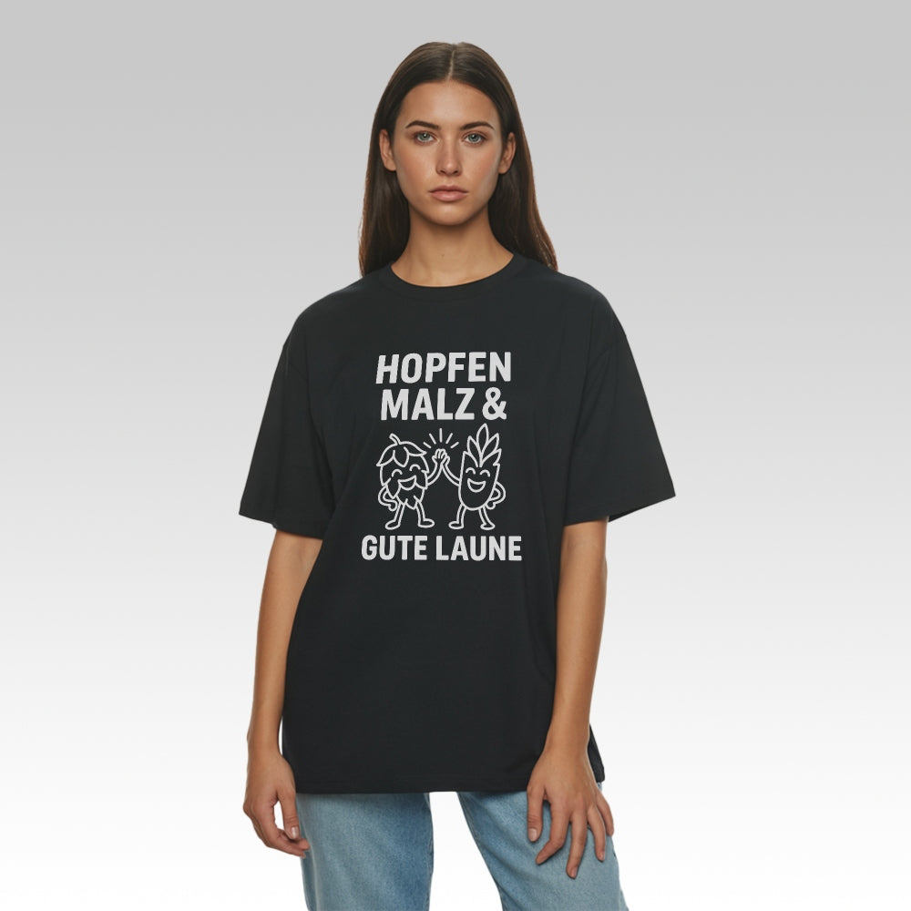 Gute Laune - Oversize T-Shirt