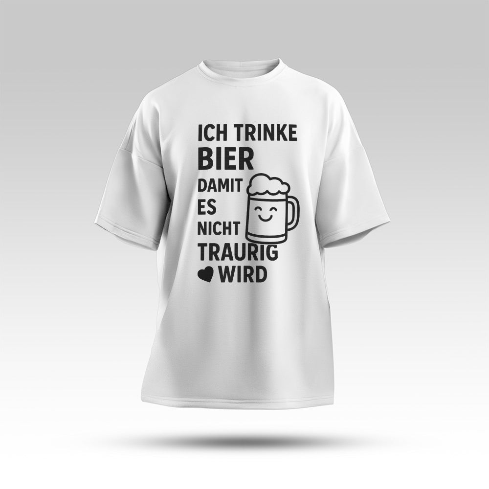 Oversize T-Shirt Fröhliches Bier
