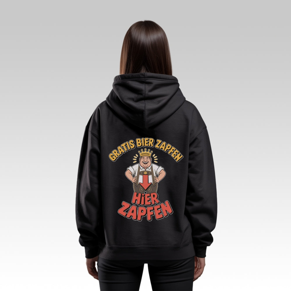 ZAPFEN - Oversize Zipper Hoodie