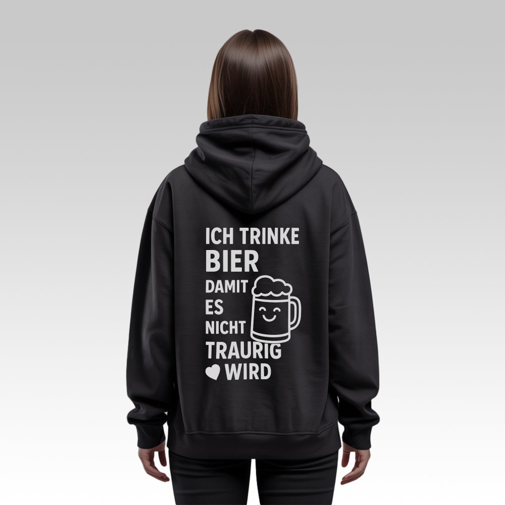 FRÖHLICHES BIER - Oversize Zipper Hoodie