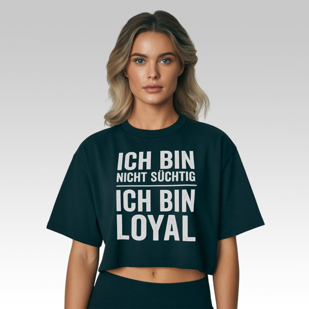 LOYALITÄT - Oversize Crop-Top