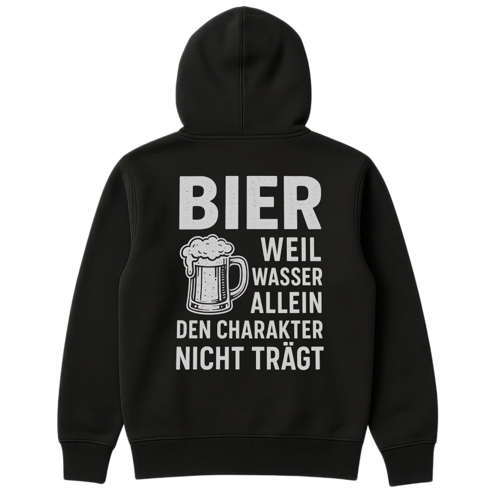 BIER TRÄGT CHARAKTER - Oversize Zipper Hoodie