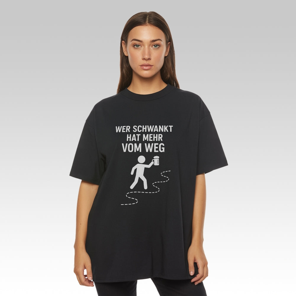 DER RÜCKWEG - Oversize T-Shirt
