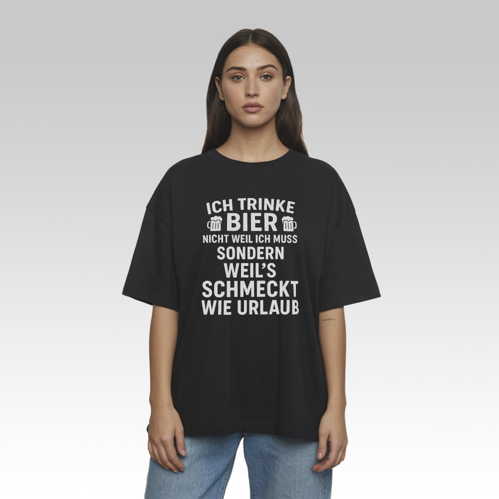 SCHMECKT WIE URLAUB - Oversize T-Shirt