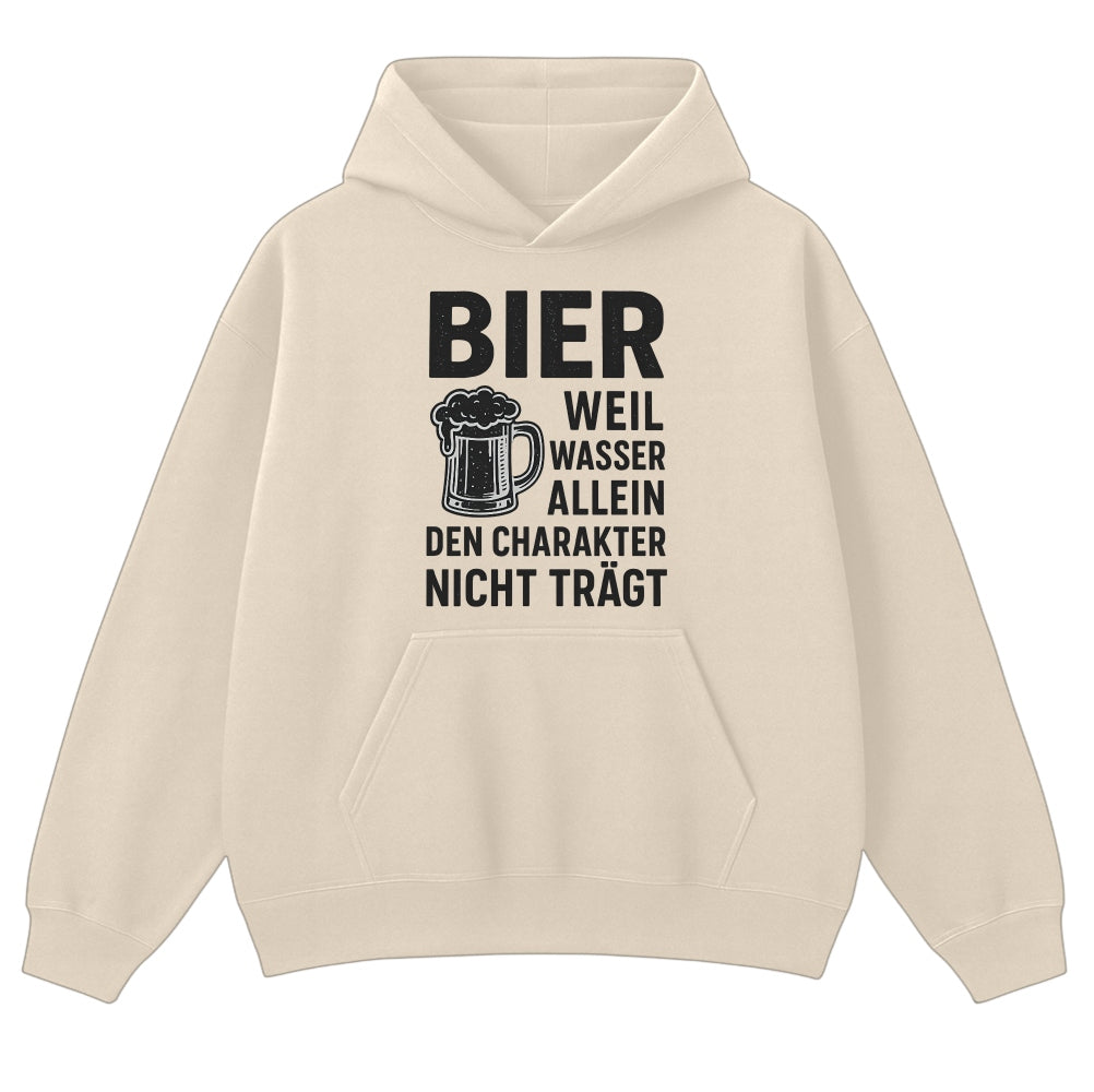 BIER TRÄGT CHARAKTER - Oversize Hoodie