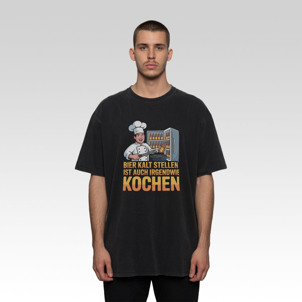 GEHOBENER KOCH - Oversize T-Shirt