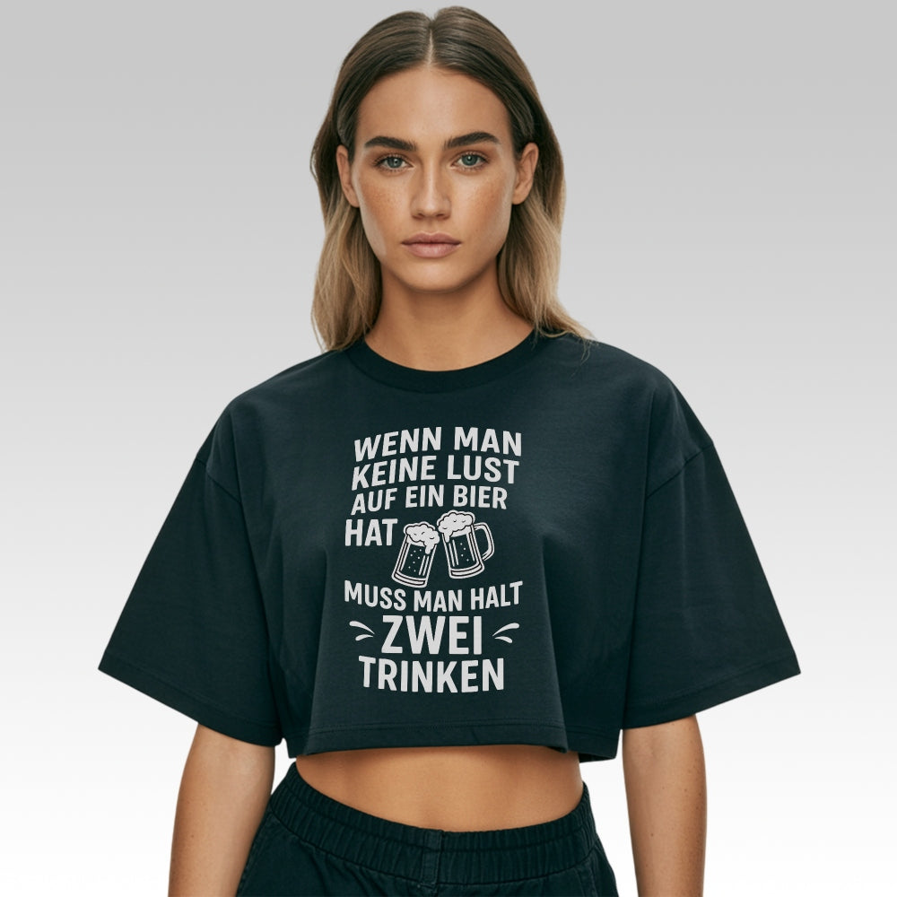 TRINK ZWEI - Oversize Crop-Top