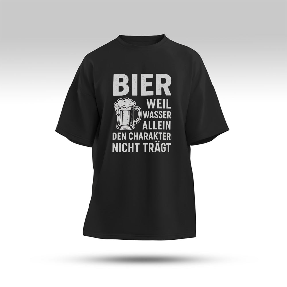 BIER TRÄGT CHARAKTER - Oversize T-Shirt