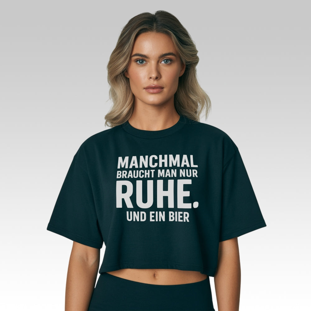 RUHE - Oversize Crop-Top