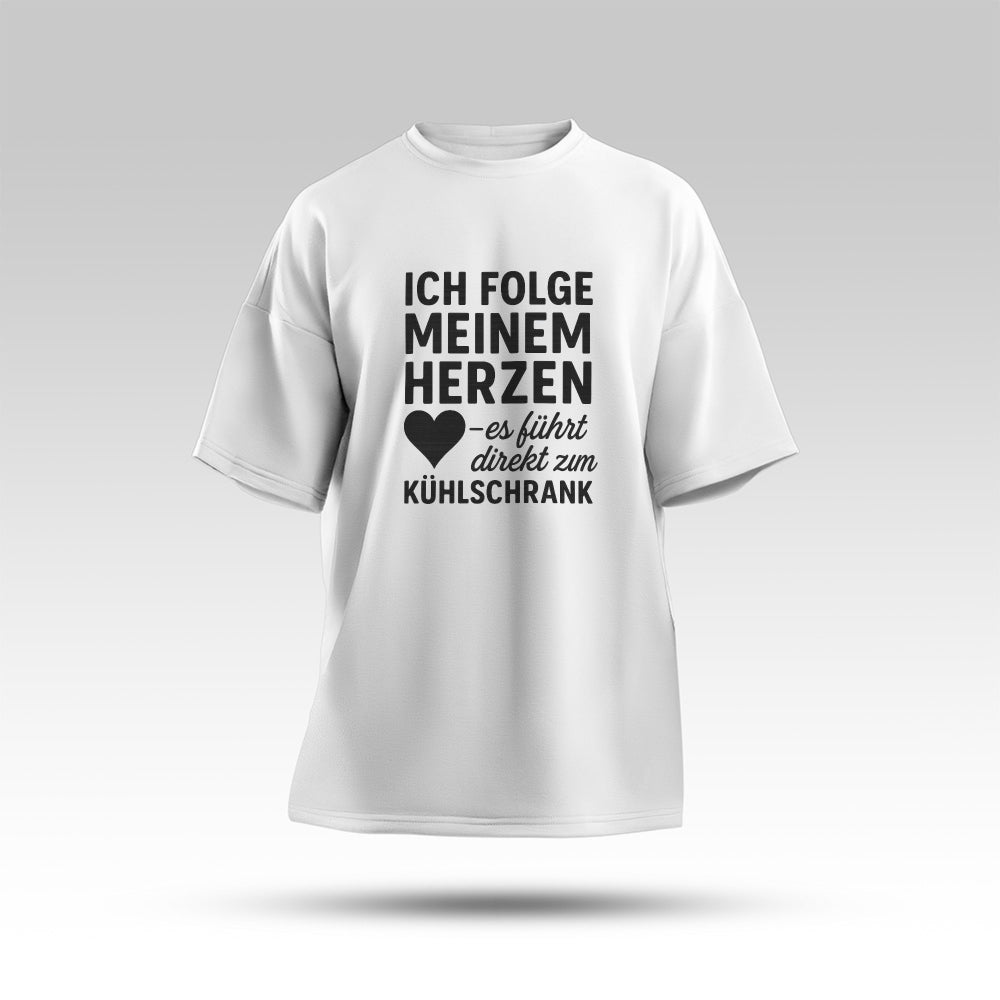 FOLGE DEINEM HERZEN - Oversize T-Shirt