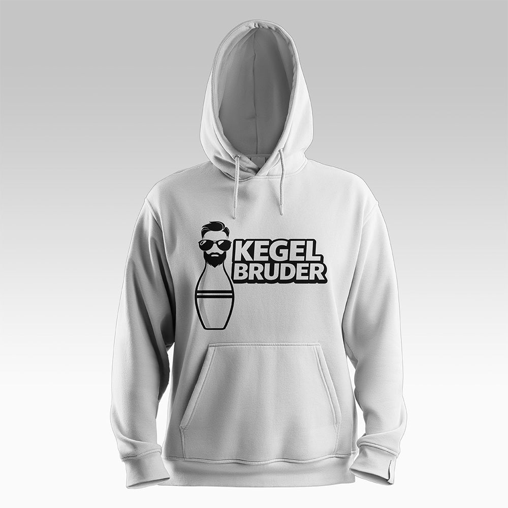 Kegelbruder Hoodie Weiß