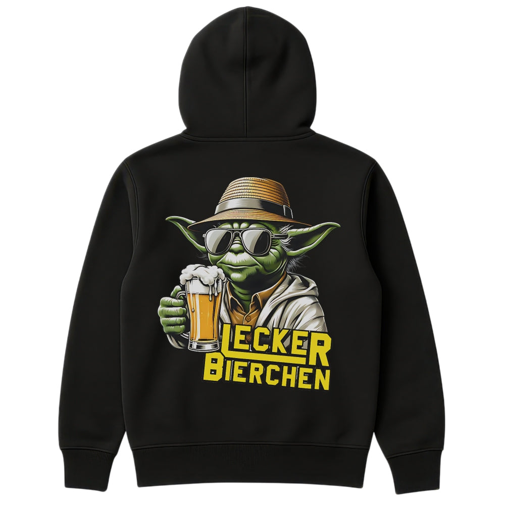 Lecker Bierchen Hoodie Schwarz