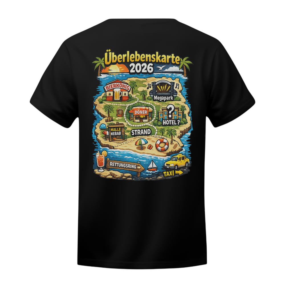 Malle Map T-Shirt (Backprint)