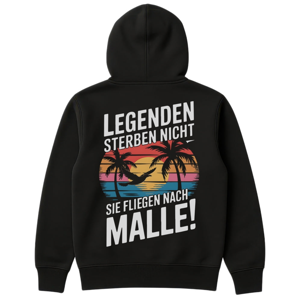 Malle Legenden Hoodie Schwarz