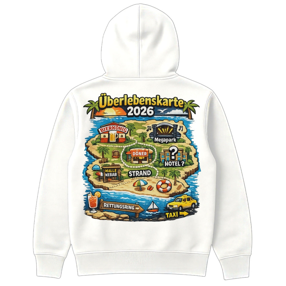 Malle Hoodie Hoodie Weiß