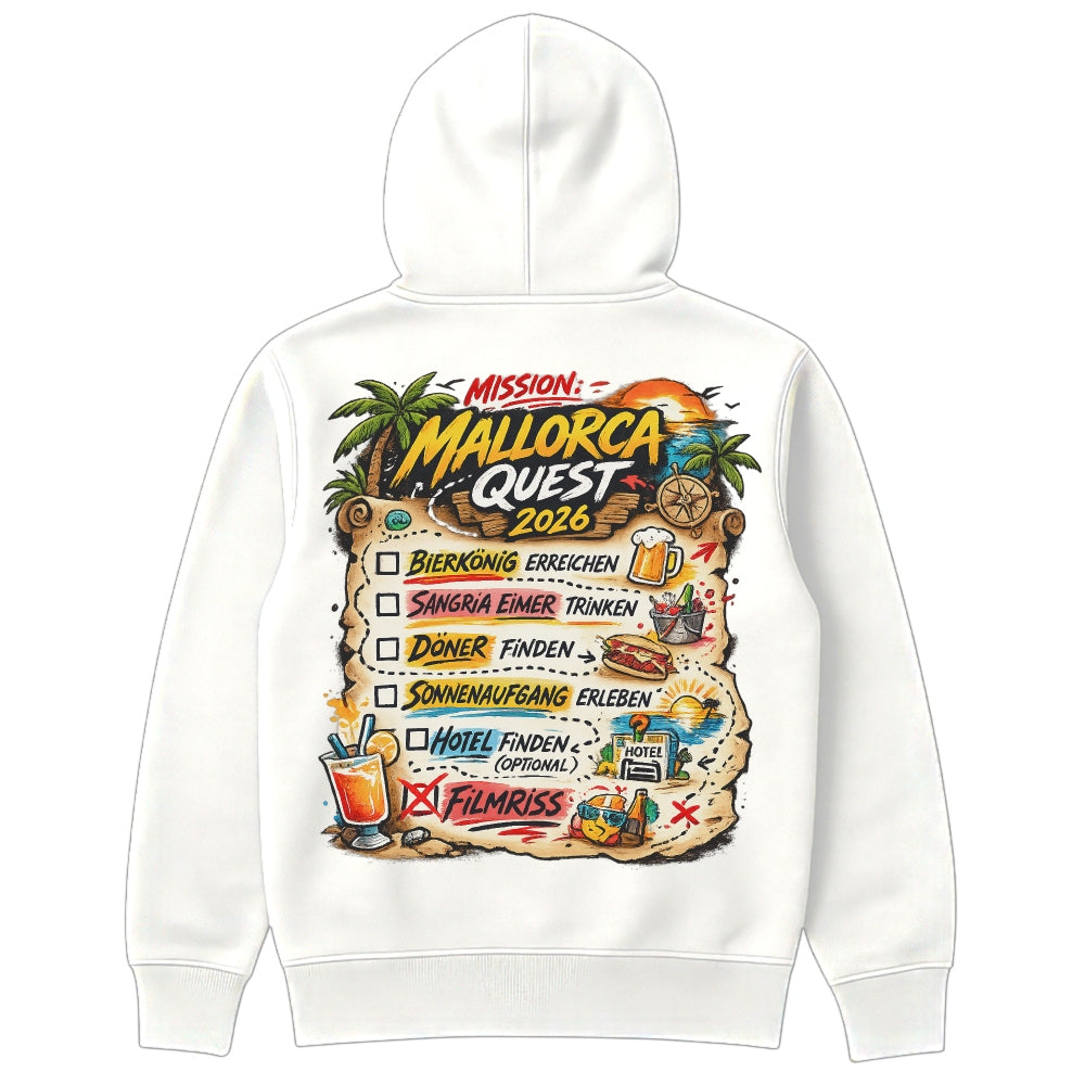 Malle Quest Hoodie Weiß