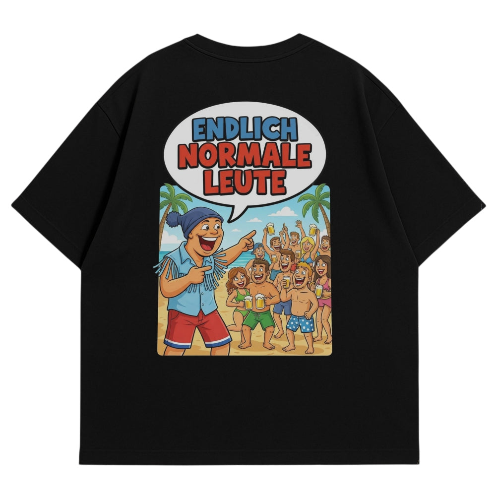 Normale Leute Oversize Shirt Schwarz